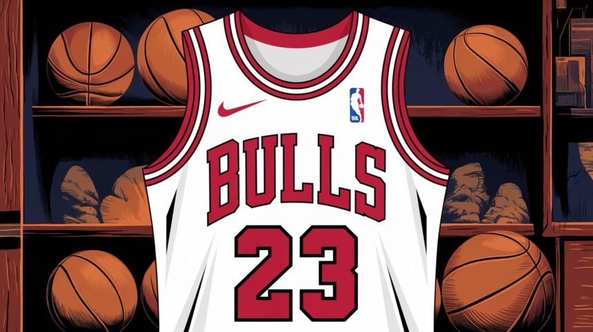 Chicago Bulls throwback shirt