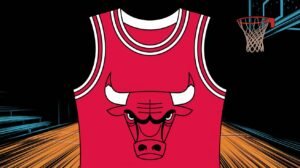 Chicago Bulls throwback shirt