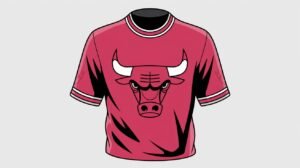 Chicago Bulls throwback shirt